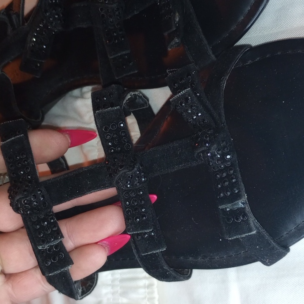 Black Sandals no brand 81/2